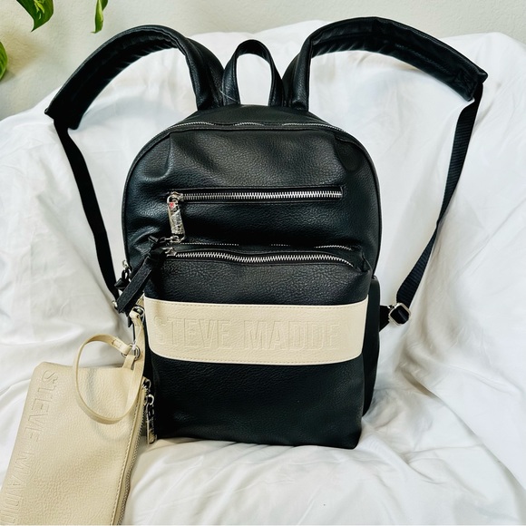 Steve Madden Handbags - Steve Madden Faux Leather Backpack NWT